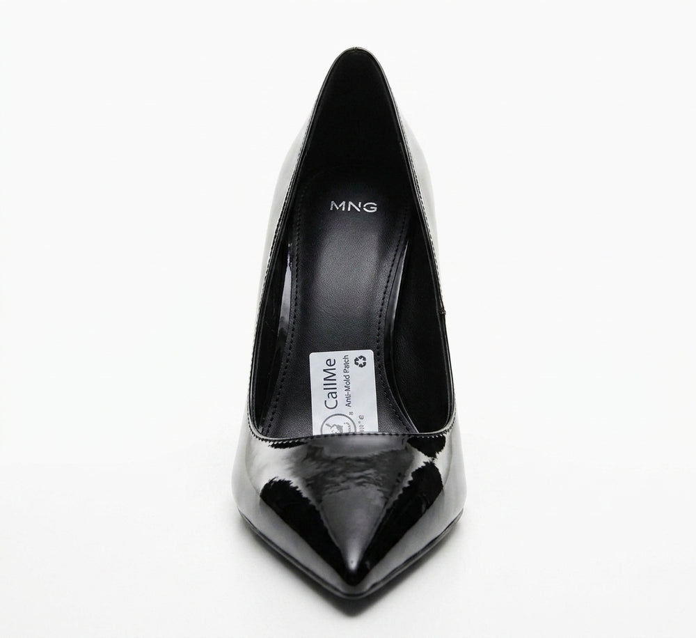 MNG Escarpin noir vernis