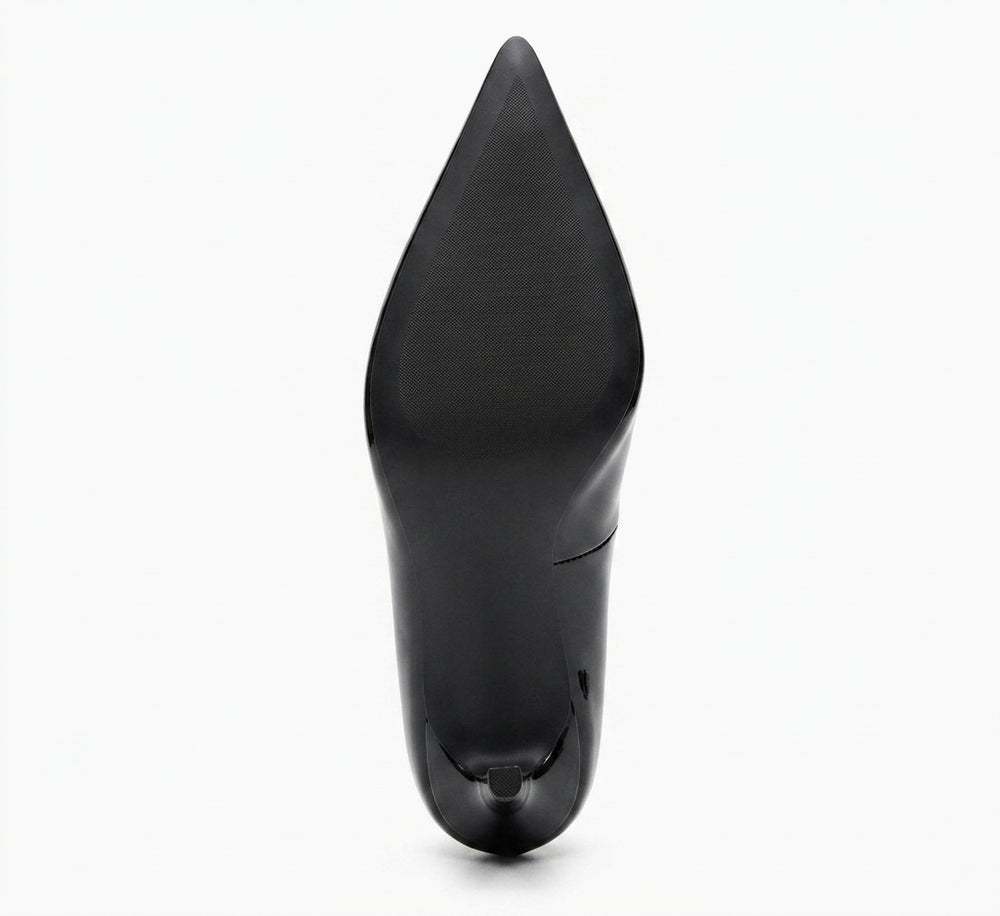 MNG Escarpin noir vernis