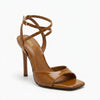 Sandale à talons Zara marron