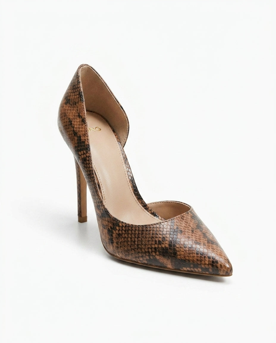 Escarpin MNG motif serpent | KTHSHOP