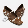 Ballerine Stradivarius à imprimé vache