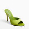 Mule à talon MNG vert citron