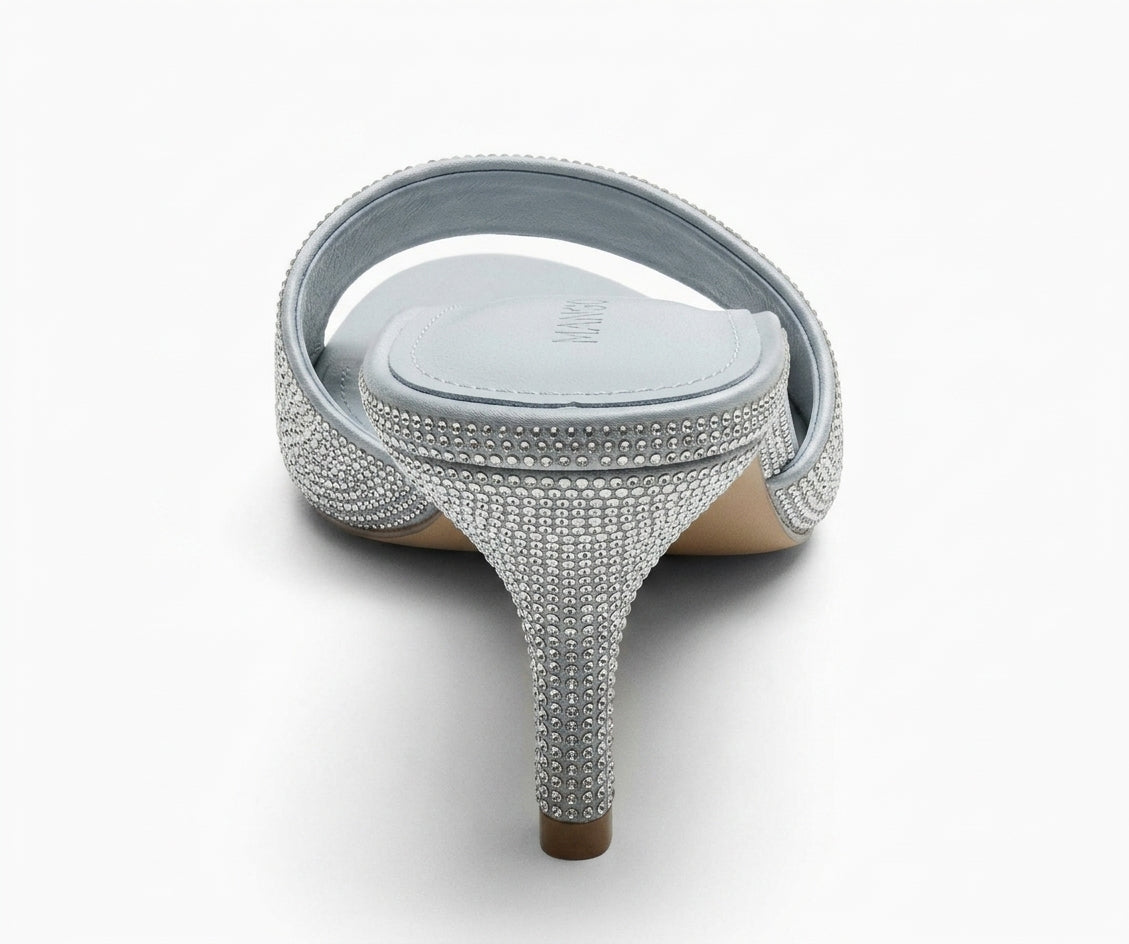 Mule à talon Mango avec strass