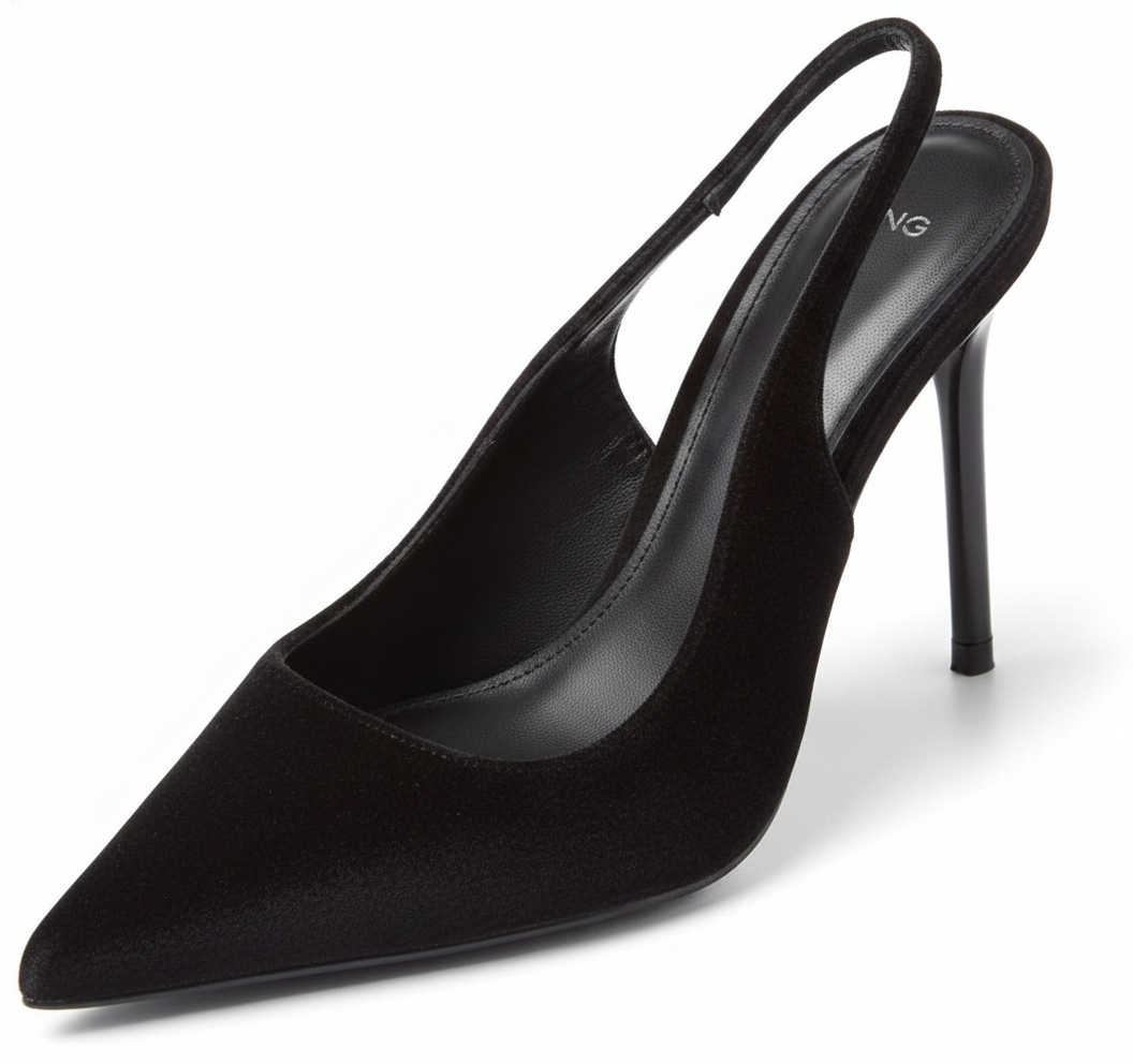 Escarpins slingback marron Mango