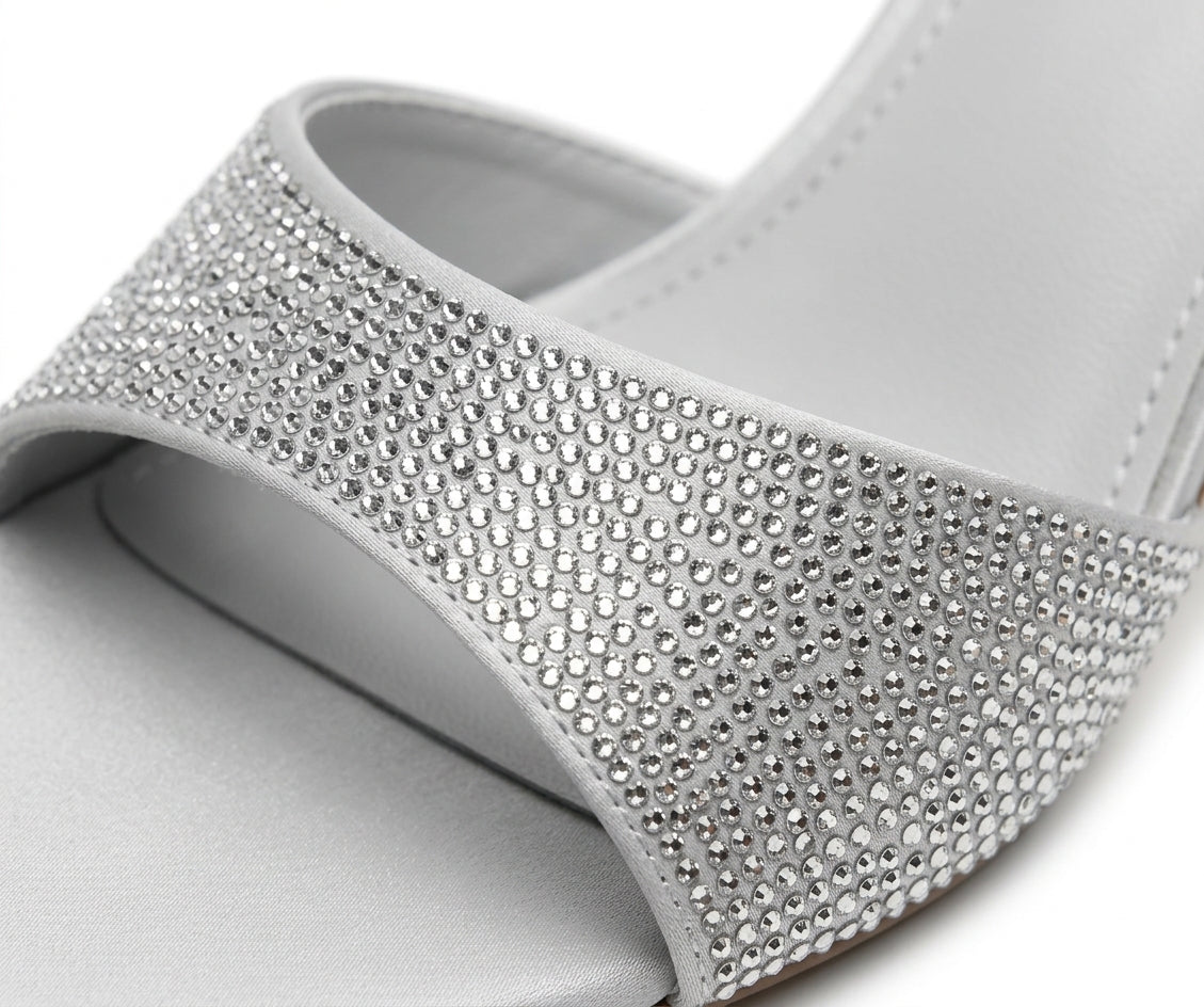 Mule à talon Mango avec strass