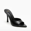 Mules à talons hauts noires MNG