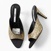 Mule Zara à paillettes dorées