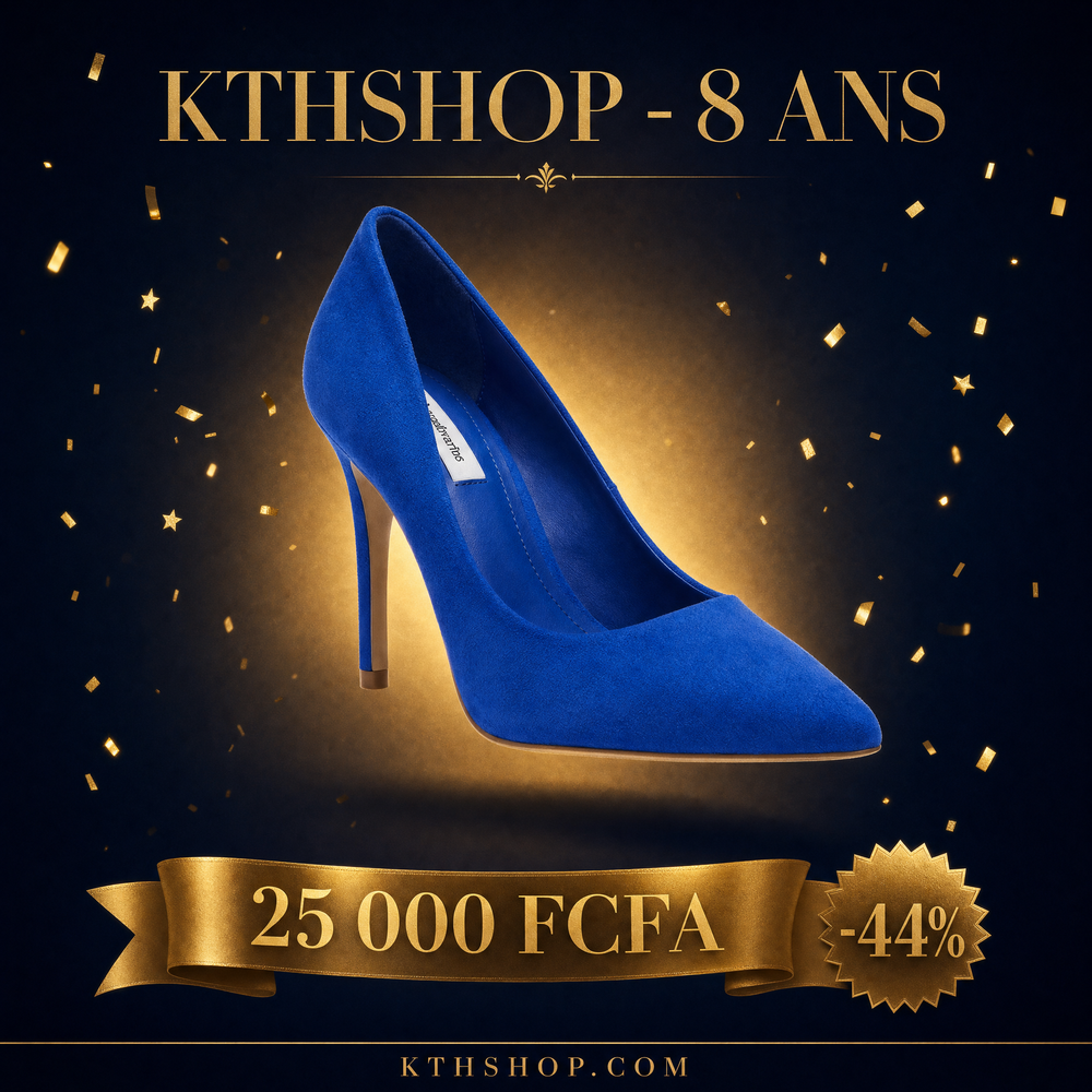 KTHSHOP 8 ans — Escarpin Stradivarius Bleu à 25 000 FCFA
