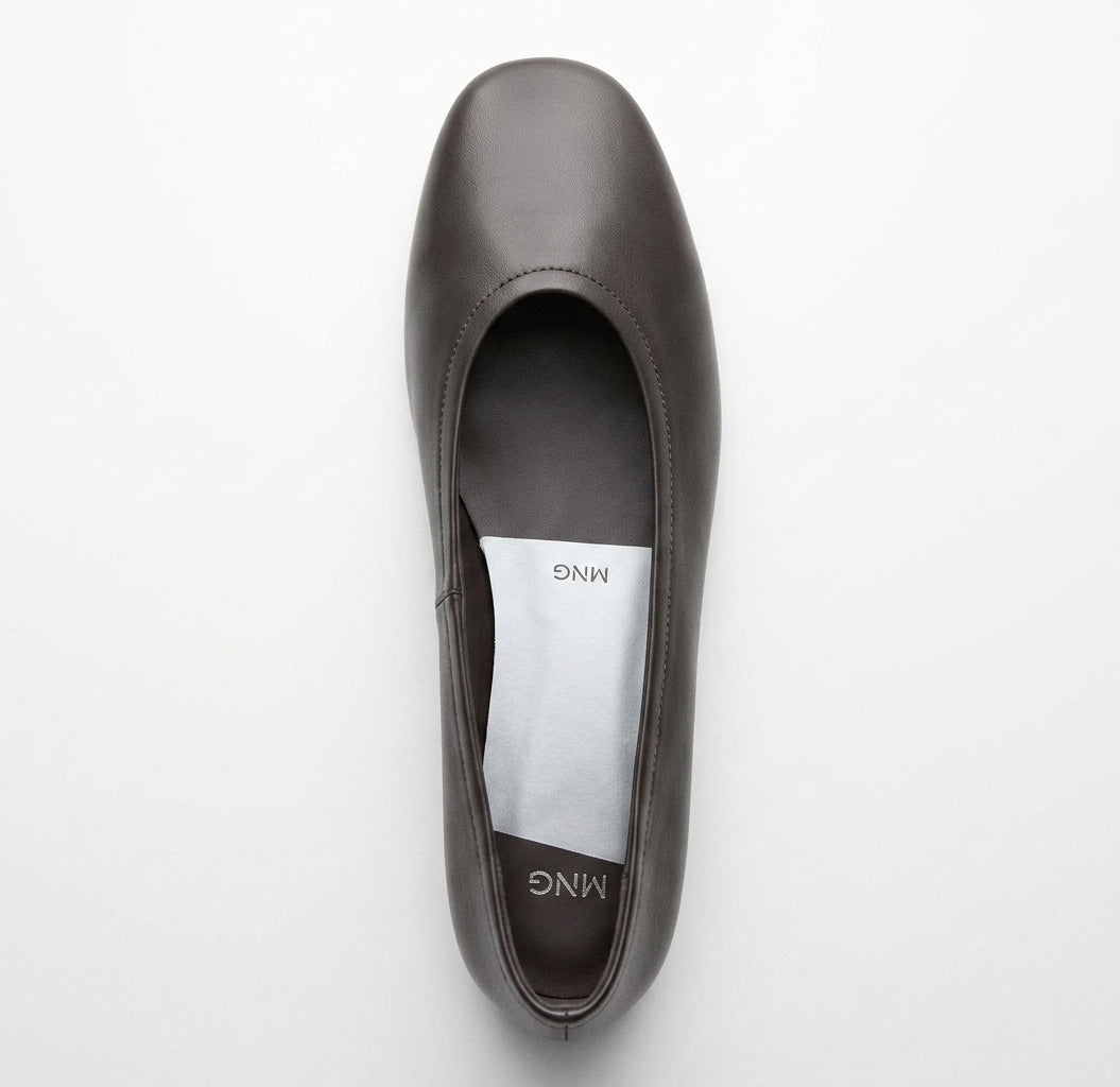 MNG Chaussures plates grises
