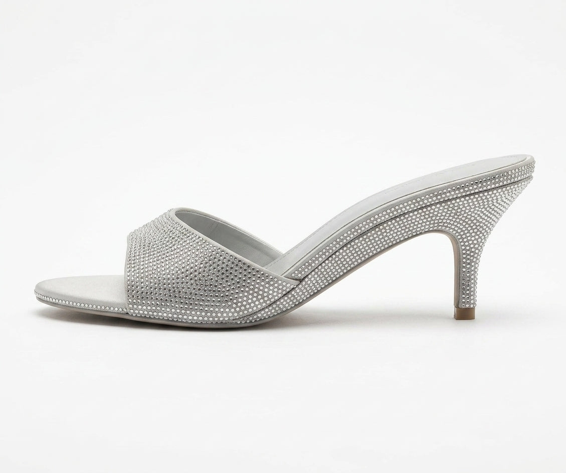 Mule à talon Mango avec strass