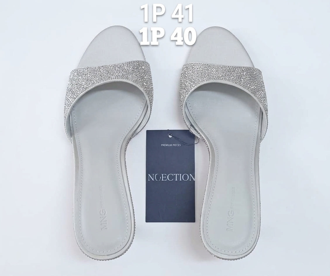 Mule à talon Mango avec strass